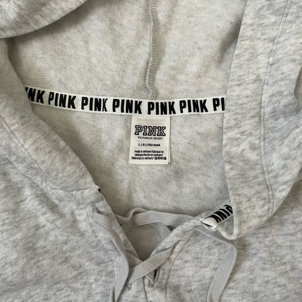 NWOT Vs Pink Lace-Up hoodie - Picture 4 of 4